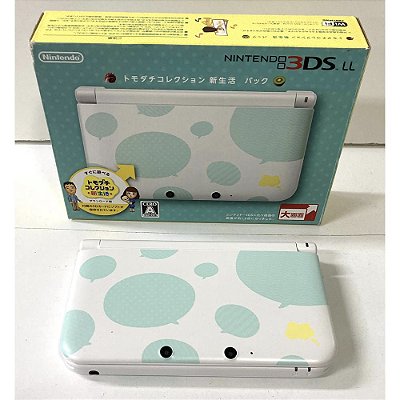 Nintendo 3DS XL (LL), Edição Tomodachi, Na Caixa Seriado, Original Nintendo (Usado)