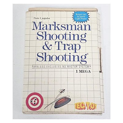 Marksman Shooting & Trap Shooting   -  Master System Nacional- Original (Mídia Física) - Usado