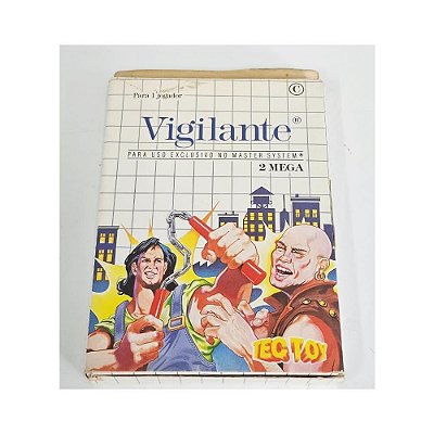 Vigilante  -  Master System Nacional- Original (Mídia Física) - Usado