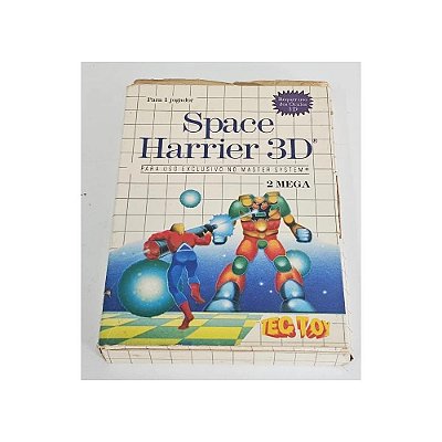 Space Harrier 3d  -  Master System Nacional- Original (Mídia Física) - Usado