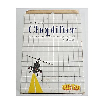 Choplifter -  Master System Nacional- Original (Mídia Física) - Usado