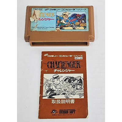 Challenger , Famicom Nintendinho Nes Japonês  Original (Usado)