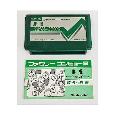 Mah-jong, Famicom Nintendinho Nes Japonês  Original (Usado)