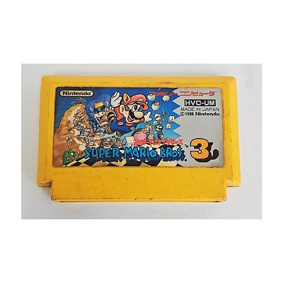 Super Mario Bros 3 -   Famicom Nintendinho Nes Japonês  Original (Usado)