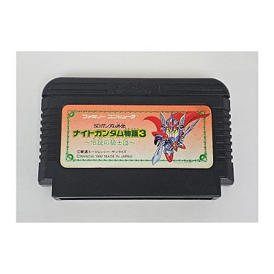 Sd Gundam Night Story 3 -   Famicom Nintendinho Nes Japonês  Original (Usado)