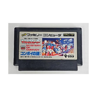 Transformers Mystery Of Convoy -   Famicom Nintendinho Nes Japonês  Original (Usado)