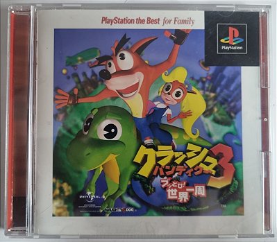 Crash Bandicoot 3 Warped, Original PS1 Japones (Usado)