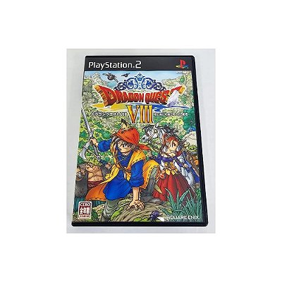 Dragon Quest VIII: Journey of the Cursed King , PS2 Japonês Original (Mídia Física) - Usado
