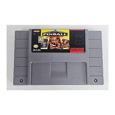 Super Pinball Behind The Mask , Super Nintendo, Cartucho Original (Usado)