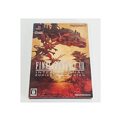 Final Fantasy Xii International Zodiac Job System, PS2 Japonês Original (Mídia Física) - Usado