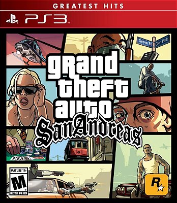 GTA (Grand Theft Auto) San Andreas- PS3 (Mídia Física) - Novo, Lacrado