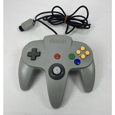 Controle Nintendo 64 Branco, Analógico 100%, Original Nintendo (Usado)