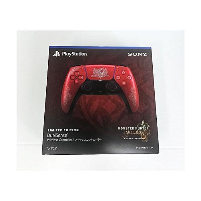 Controle Ps5 sem fio DualSense, Monster Hunter Wilds Limited Edition " Japonês " Lacrado