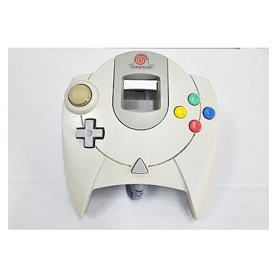 Controle Sega Dreamcast , Branco - Original, (Usado)