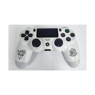 Controle Playstation 4 Edição Especial Monster Hunter World, DualShock 4, Original Sony (Usado)