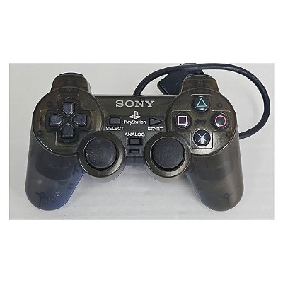 Controle Playstation 2 Ocean Blue, Original Sony (Usado)