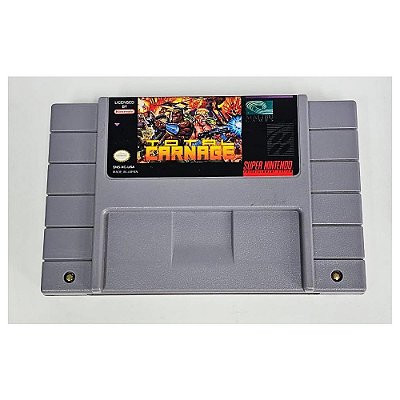 Total Carnage , Super Nintendo, Cartucho Original (Usado)