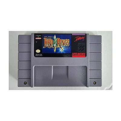 J.R.R. Tolkien's The Lord of the Rings, Volume 1 , Super Nintendo, Cartucho Original (Usado)