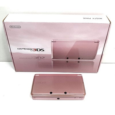 Nintendo 3DS, Misty Pink, Na Caixa Seriado, Original Nintendo (Usado)