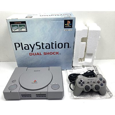 PlayStation 1, Na Caixa Seriado, 1 Controle, Modelo SCPH-9000, PS1, (Usado)