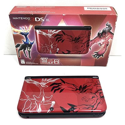 Nintendo 3DS XL, Edição Pokemon, Xerneas Yveltal Red, Na Caixa Seriado, Original Nintendo (Usado)