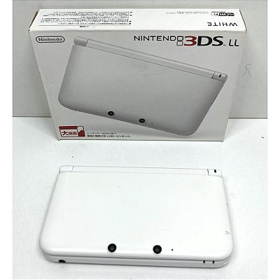 Nintendo 3DS XL (LL), Branco, White, Na Caixa Seriado, Original Nintendo (Usado)