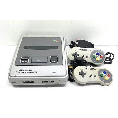 Super Famicom, Com 2 Controles Originais, Nintendo (Usado)