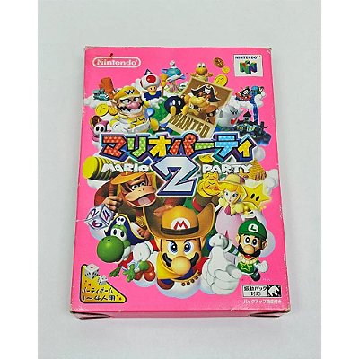 Mario Party 2, Nintendo 64 JP Original com caixa  (Usado)