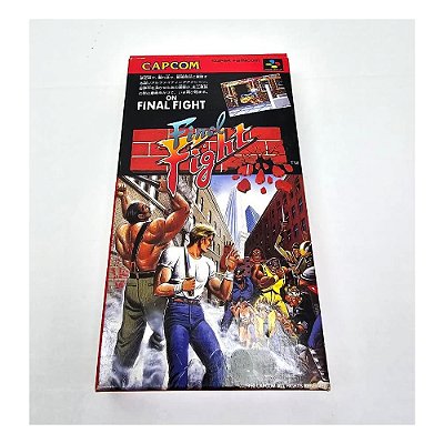 Final Fight, Super Famicom Japonês Original com caixa  (Usado)