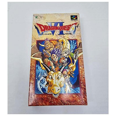 Dragon Quest VI: Realms of Revelation , Super Famicom Japonês Original com caixa  (Usado)