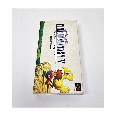 Final Fantasy V, Super Famicom Japonês Original com caixa (Usado)