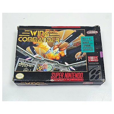 Wing Commander, Super Nintendo, Cartucho Original com caixa (Usado)