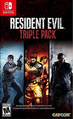 Resident Evil Triple Pack - Switch (Mídia Física) - Novo, Lacrado