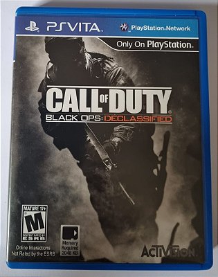 Call Of Duty Black Ops Declassified - PS Vita (Mídia Física) - USADO