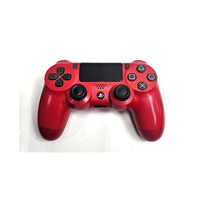 Controle Playstation 4 Vermelho Jet, DualShock 4, Original Sony (Usado)
