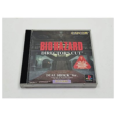 Biohazard Director's Cut: Dual Shock , Original PS1 Japonês  (Usado)