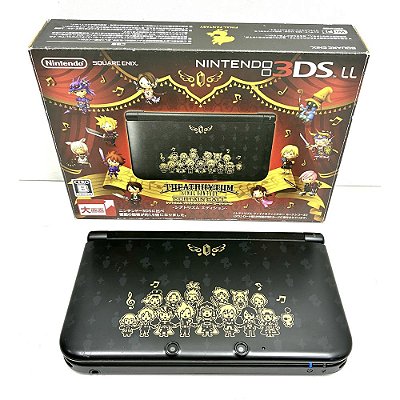Nintendo 3DS XL (LL), Edição Final Fantasy Theatrhythm, Na Caixa Seriado, Original Nintendo (Usado)