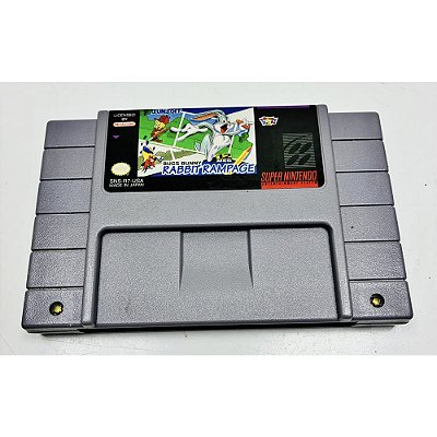 Bugs Bunny Rabbit Rampage, Super Nintendo, Snes, Cartucho Original (Usado)