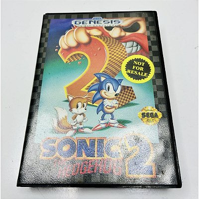 Sonic The Hedgehog 2, Mega Drive Genesis,Sega, Original com Caixa (Usado)