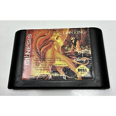 The Lion King, Mega Drive Genesis,Sega, Original (Usado)