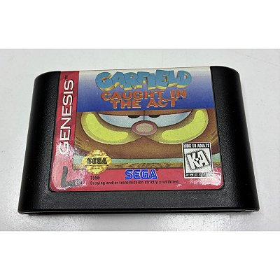 Garfield Caught In The Act, Mega Drive Genesis,Sega, Original (Usado)