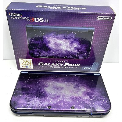 Nintendo New 3DS XL (LL), New Galaxy Style, Na Caixa Seriado, Original Nintendo (Usado)