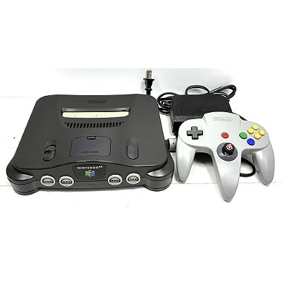 Console Nintendo 64, Com 1 Controle Original, Americano, Nintendo (Usado)