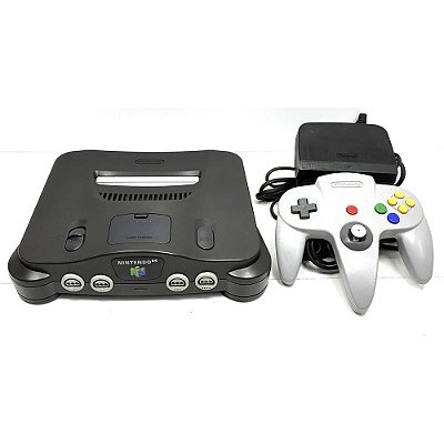 Console Nintendo 64, Com 1 Controle Original, Americano, Nintendo (Usado)