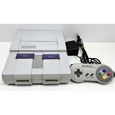 Console Super Nintendo, Com 1 Controle de Super Famicom Original, Nintendo (Usado)