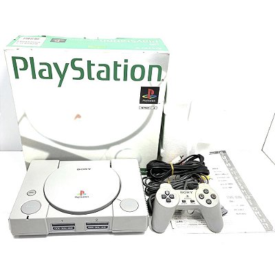 PlayStation 1, Na Caixa Seriado, 1 Controle, Modelo SCPH-5000, PS1, (Usado)