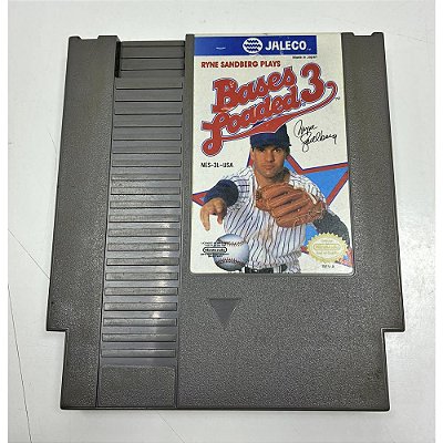 Ryne Sandberg Plays Bases Loaded 3, Nes Nintendinho, Americano, Original (Usado)