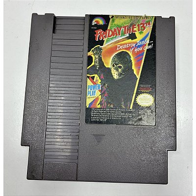 Friday The 13th, Nes Nintendinho, Americano, Original (Usado)