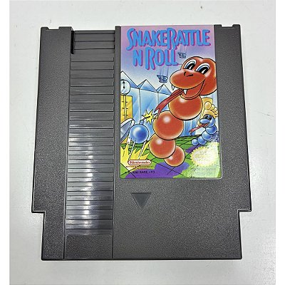 Snake Rattle 'n' Roll, Nes Nintendinho, Americano, Original (Usado)
