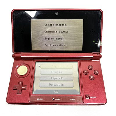 Nintendo 3DS, Vermelho Original Nintendo (Usado)